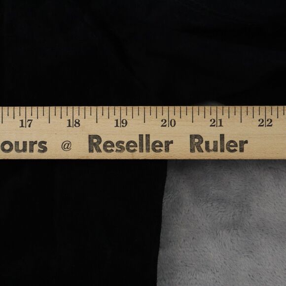 Relativity Jacket Womens PL Black Long Sleeve Full Zip Leather Collar Polyester - Picture 4 of 16